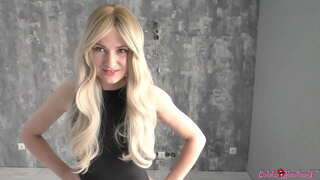 Калготкі на хлопца - Дзяўчына Робіць зьменіцца і скача на Члене - Laloka4you